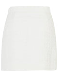 Casablanca White Cotton Blend Miniskirt Women