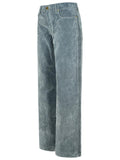 Casablanca Light Blue Cotton Blend Jeans Women