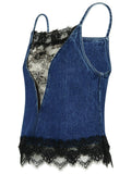Off-White '20'S' Blue Denim Top Women
