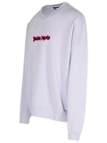 Palm Angels 'Neon' Lilac Cotton Sweatshirt Men