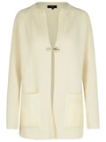 Fay Cream Wool Blend Cardigan Women
