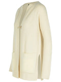 Fay Cream Wool Blend Cardigan Women