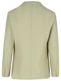 Eleventy Cream Cotton Blend Blazer Men