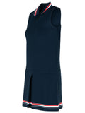 Thom Browne 'Tennis' Dress In Navy Viscose Blend Women