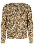 Isabel Marant 'Zagra' Beige Silk Blouse Women