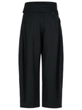 Jw Anderson Black Viscose Trousers Women