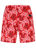 Lanvin Red Polyester Swimsuit Men