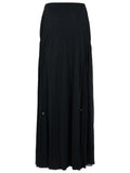 Lanvin 'Flared' Black Viscose Blend Skirt Women