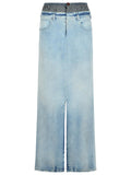 Maison Margiela Blue Denim Skirt Women