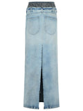 Maison Margiela Blue Denim Skirt Women