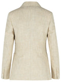 Max Mara Ivory Linen Blend Blazer Women