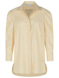 Max Mara 'Faraday' Cream Cotton Shirt Women