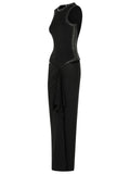 The Attico Dress In Black Acetate Blend Women