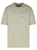 C.P. Company Beige Cotton T-Shirt Men