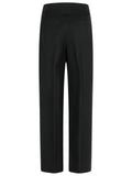 Jil Sander Black Viscose Blend Trousers Women
