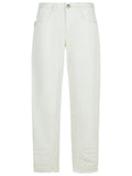 Jil Sander White Cotton Jeans Women