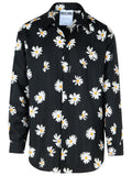 Moschino Black Silk Shirt Men
