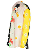 Moschino 'Patchwork' Multicolor Silk Shirt Women