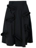 Moschino Black Cotton Skirt Women