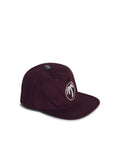 Palm Angels Oval' Burgundy Cotton Cap Men