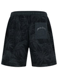Palm Angels Black Cotton Bermuda Shorts Men