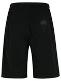 Palm Angels Black Cotton Bermuda Shorts Men