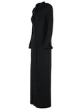 Sportmax 'Nias' Black Viscose Strech Dress Women