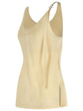 Sportmax 'Waser' Beige Viscose Tank Top Women
