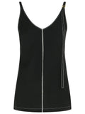 Sportmax 'Waser' Black Viscossa Tank Top Women