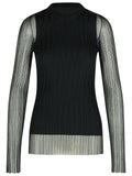 Sportmax 'Acino' Black Polyamide Blend Sweater Women