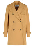 Max Mara 'Landa' Black Cotton Trench Coat Women
