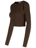 Max Mara 'Ala' Brown Viscose Blend Sweater Women
