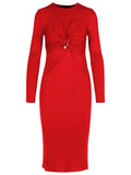 Versace 'Medusa' Red Viscose Dress Women