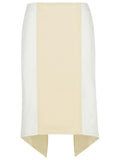 Jw Anderson 'Layered' White Cotton Skirt Women