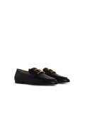 Tod's Black Leather Loafers Women