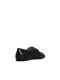 Tod's Black Leather Loafers Women