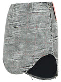 Diesel 'Ada' Grey Cotton Miniskirt Women