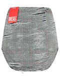 Diesel 'Ada' Grey Cotton Miniskirt Women