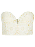 Rotate '3D' White Polyester Corset Women