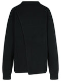 Jil Sander Black Wool Crew Neck Sweater Women