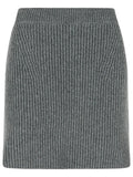 Jil Sander Grey Wool Miniskirt Women