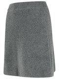 Jil Sander Grey Wool Miniskirt Women