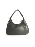 Ganni 'Bou Xxl' Grey Leather Blend Bag Women