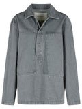 Jw Anderson 'Rugby' Grey Denim Shirt Women