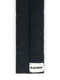 Jil Sander Black Polyester Scarf Men