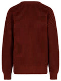 Jil Sander Burgundy Virgin Wool Cardigan Men