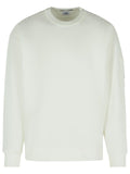 C.P. Company 'Emerized' White Cotton Sweatshirt Men