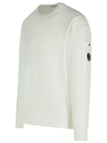 C.P. Company 'Emerized' White Cotton Sweatshirt Men