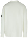 C.P. Company 'Emerized' White Cotton Sweatshirt Men