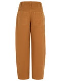 Isabel Marant 'Oumaya' Cotton Cognac Pants Women